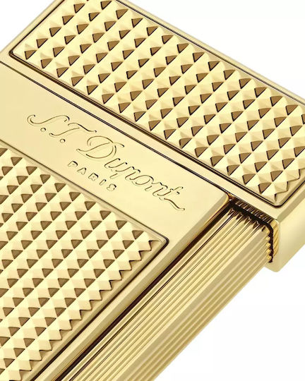 S.t Dupont Slimmy Diamond Head Golden Αναπτήρας 028009