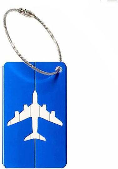 Quasar Blue Luggage Label