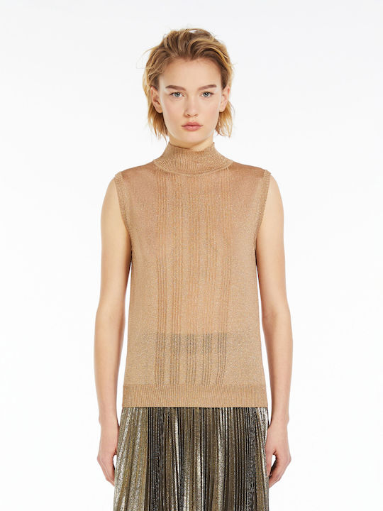 Sleeveless blouse Rodesia Weekend Maxmara Gold 037143