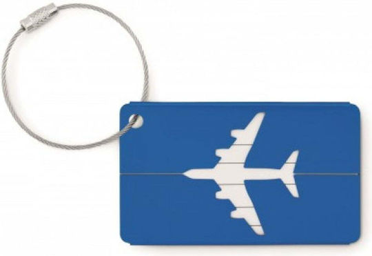 Quasar Blue Luggage Label