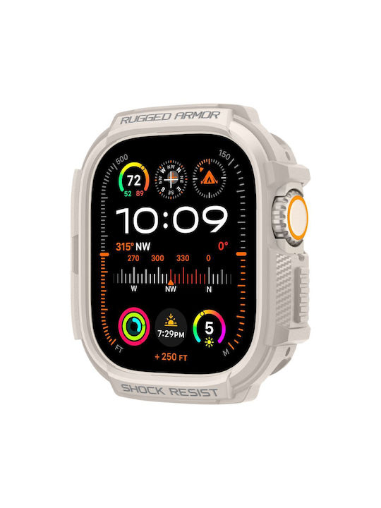 Spigen Rugged Armor Θήκη Σιλικόνης σε χρώμα για Apple Watch Ultra 49mm Spigen Rugged Armor Θήκη Σιλικόνης σε χρώμα για Apple Watch Ultra 49mm