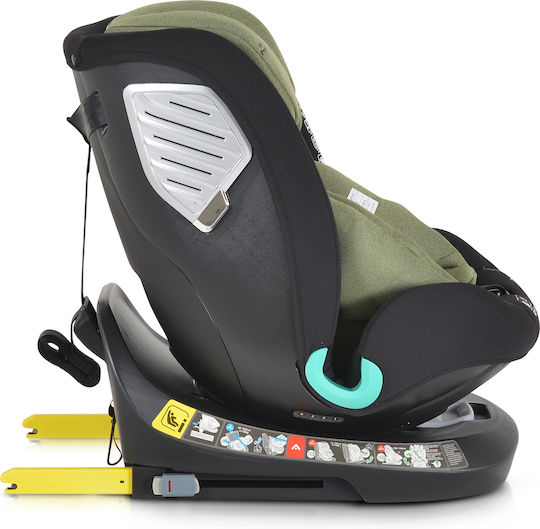 Cangaroo Quill 360° Baby Car Seat i-Size with Isofix Green