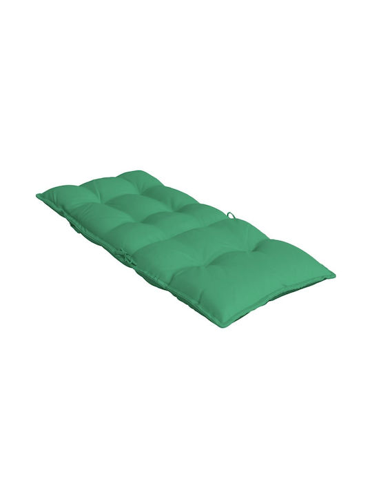 vidaXL Wasserdichtes Gartenstuhlkissen mit Rückenlehne Grün 4 Stück 50x120cm