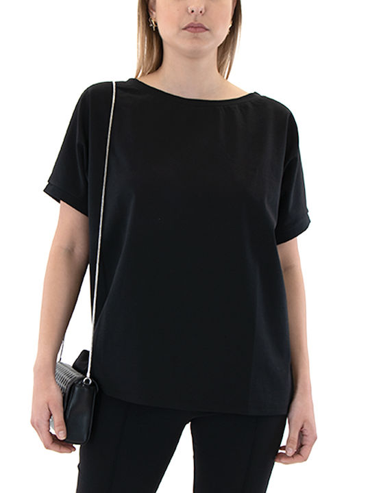 MY T Damen Oversized T-shirt Black