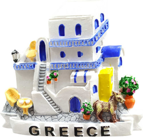 Touristic Magnet Souvenir - Set 12pcs Resin Magnet Greece 678220 678220 678220