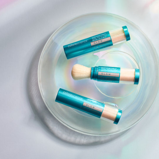 Colorescience Sunforgettable Total Protection Brush-On Shield Glow Αδιάβροχη Αντηλιακή Πούδρα Προσώπου SPF30 με Χρώμα Glow 6gr