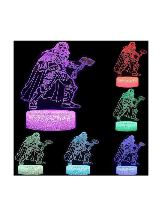 Dekorative Lampe 3D-Illusion