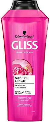 Schwarzkopf Gliss Hair Repair Supreme Length Shampoos Reconstruction/Nourishment for All Hair Types 400ml