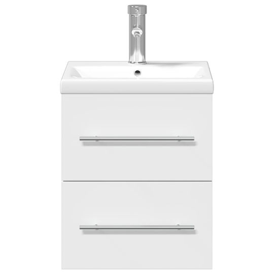 vidaXL Πάγκος με Νιπτήρα Μ41xΒ38.5xΥ48cm Λευκό