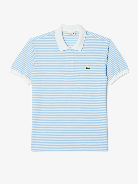 Polo Short Sleeve Blouse Light Blue