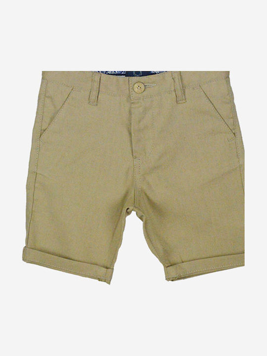 Kinder-Shorts/Bermudas Stoff Beige