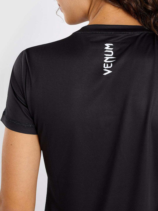 Venum Damen Sport T-Shirt Schnell trocknend Schwarz