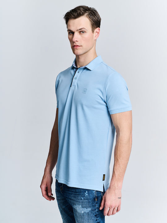 Staff Men's Short Sleeve Blouse Polo BLUE