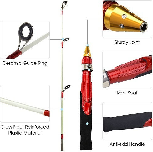 Fishing Rod for Vertical Fishing 0.6m 100-200gr 31795