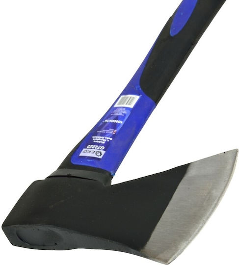 Geko G72222 Axe Length 45.5cm and Weight 1kg with Fiberglass Handle