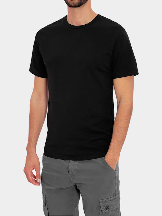 3Guys Men's Short Sleeve T-shirt Black