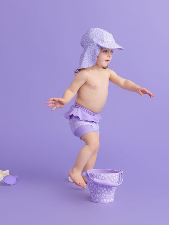 Swim Essentials Παιδικό Καπέλο Υφασμάτινο Αντηλιακό Λιλά