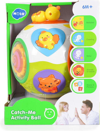 Hola Toys Μπάλα με Φως και Ήχους για 6+ Μηνών