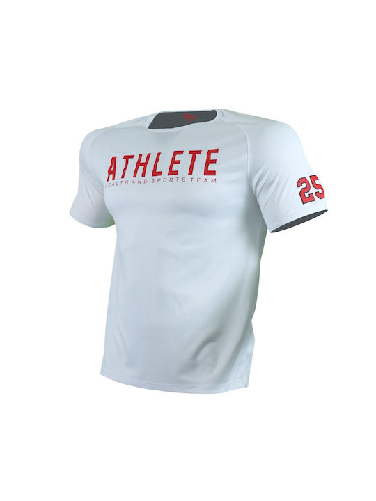 H&S Men's Athletic T-shirt Short Sleeve White