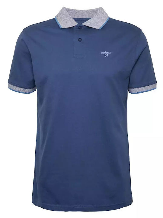 Contrast Polo Bluză Albastră