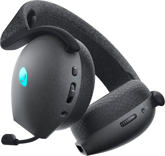 Dell Alienware AW720H Drahtlos Über Ohr Gaming-Headset mit USB-Verbindung Dark Side of the Moon für PC