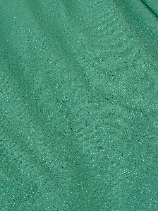 Summer Maxi Dress for Wedding Christening Green