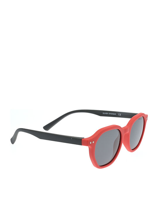 Oliver Peoples Sunglasses Κόκκινα with Acetate Frame & Gray Lens Oliver Peoples Sunglasses Κόκκινα with Acetate Frame & Gray Lens