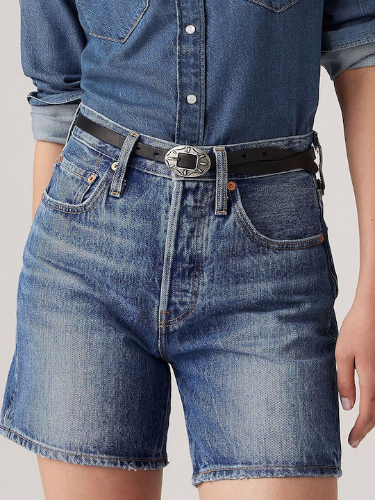 Women's Jean High-waisted Shorts DenimBlue