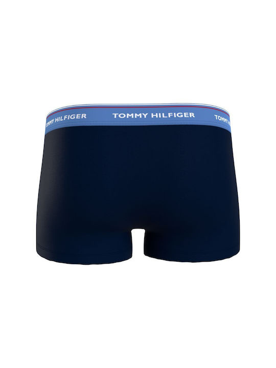 Tommy Hilfiger Premium Boxeri pentru bărbați Albastru 3Pachet