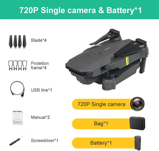 Andowl F16 Drohne 2.4 GHz mit Kamera 720p und Steuerung