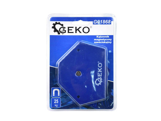 Geko G01868 Γωνία Συγκόλλησης με Μαγνητική Ικανότητα 25kg & Γωνίες 30° / 45° / 60° / 75° / 90° / 135°