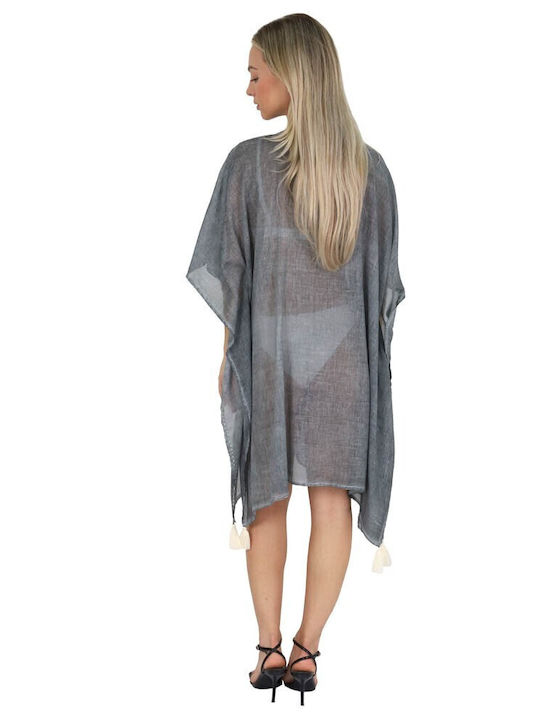 Aquablue Feminin Caftan de Plajă Gray
