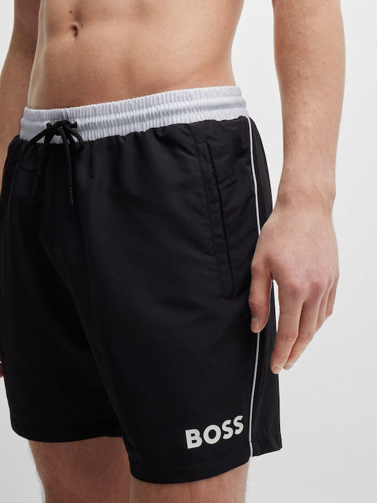 Hugo Boss Herren Badebekleidung Shorts Schwarz