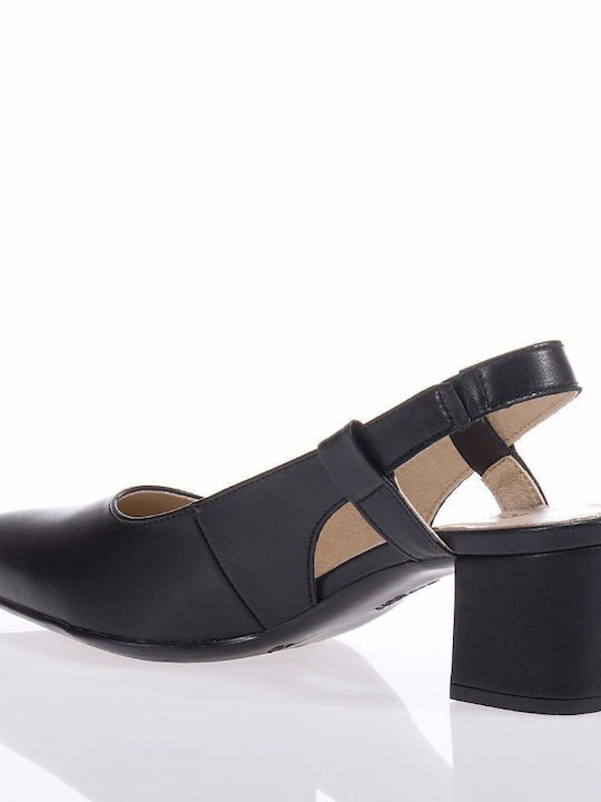 Ragazza Leder Pumps Schwarz