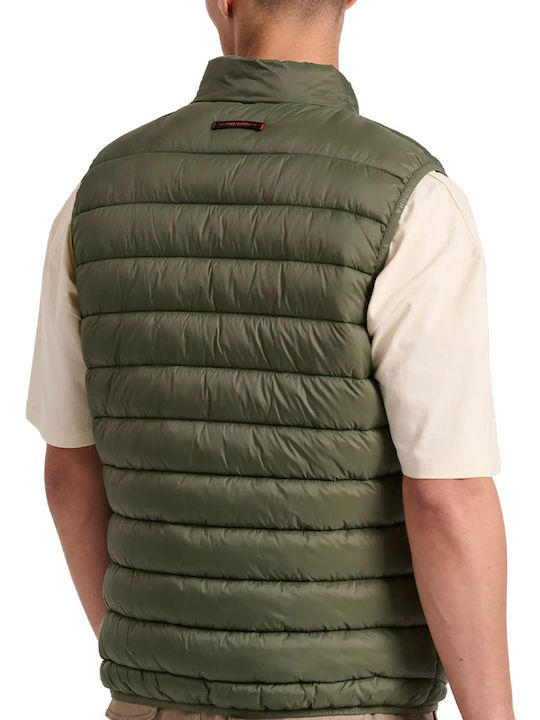 Sleeveless Jacket Olive