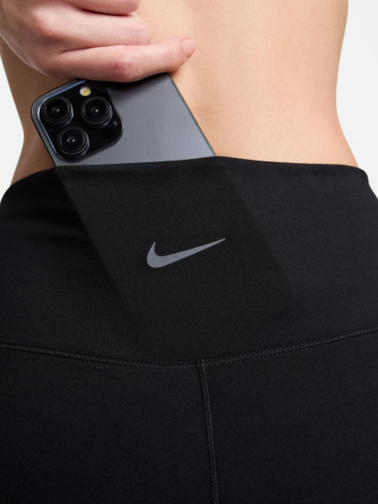 Dri-Fit One Training Γυναικείο Capri Κολάν Μαύρο