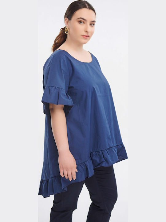 Women's Tunic Dress Light Blue
