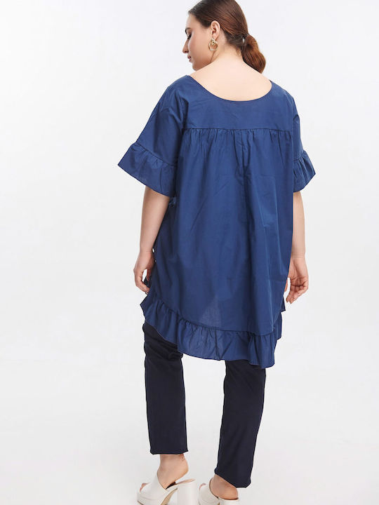 Women's Tunic Dress Light Blue