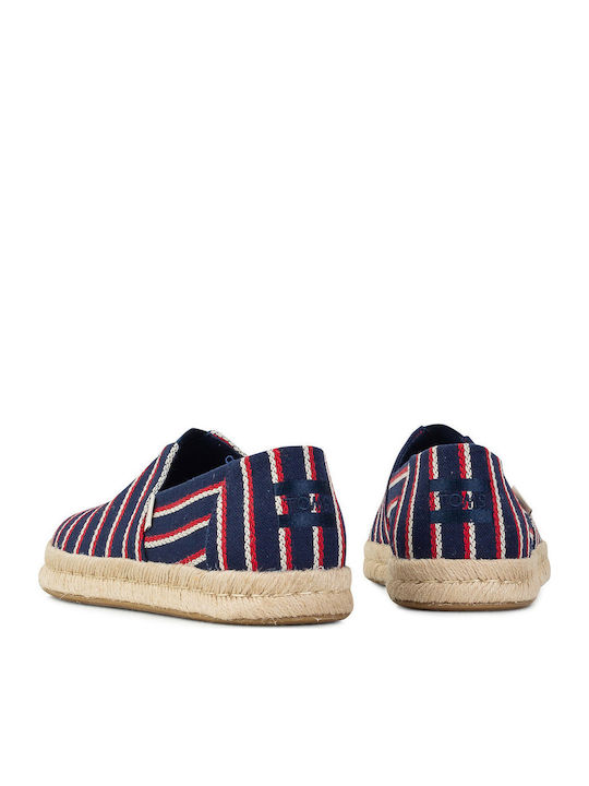 Aplargata Rope 2.0 Stripes Stoff Herren Espadrilles in Blau Farbe
