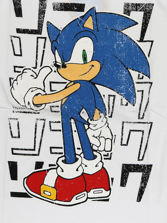 Sonic T-shirt White Cotton