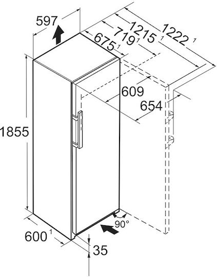 Liebherr FNc 527i Peak Aufrechter Gefrierschrank 278Es NoFrost