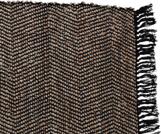 Zaros Sommer aus Jute mit Fransen Dark Shades