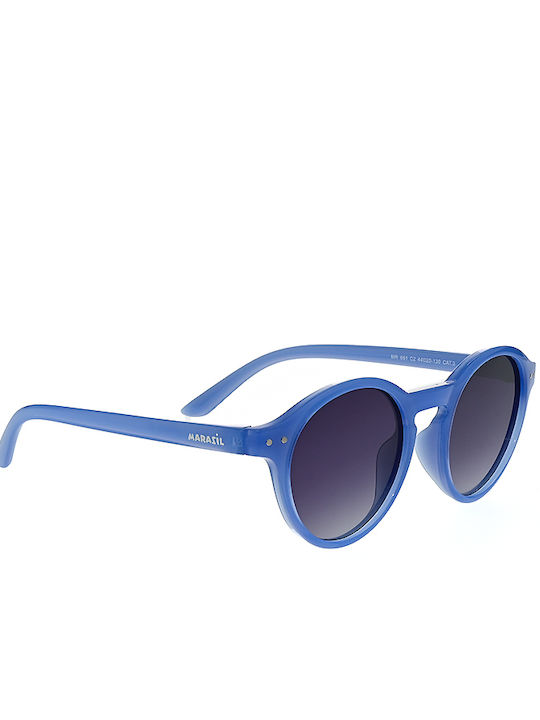 Marasil Στρογγυλά Παιδικά Γυαλιά Ηλίου με Polarized Φακό Μπλε για 4-7 Ετών