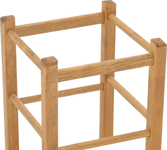 Pakketo Oligor Rahmen Für Hocker Hölzernes 34x34x47cm Beiges