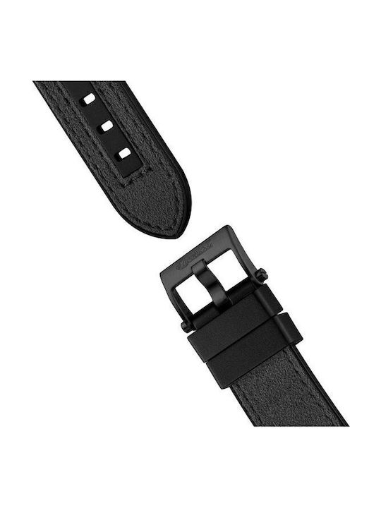 Ingersoll Men's Watch 47mm Automatic with Black Leather Strap