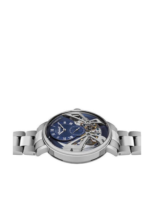 Ingersoll Tennessee Men's Watch 45mm Automatic with Silver Metal Bracelet