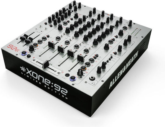 Allen & Heath Xone:92 M-144.999 Αναλογικός Μίκτης 6.0 Καναλιών / 2 Εισόδους XLR Silver