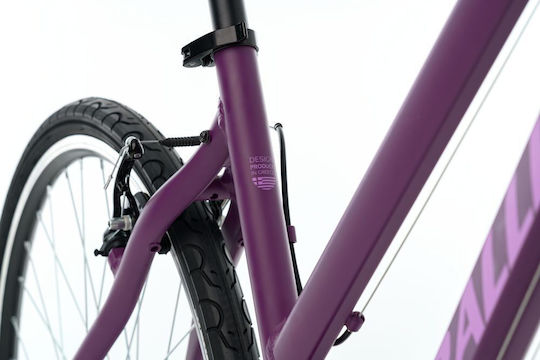 Ballistic Coaster 28" 2024 Violet Bicicletă Trekking cu 21 Viteze