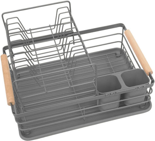 KING Hoff Metallic Gray Sink Strainer 43x32x27cm