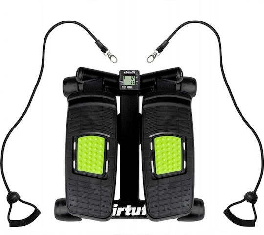Virtufit Мини Степер с гумени ленти за тренировка